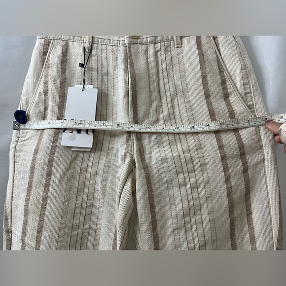 NWT Zara Stripe linen pants - Picture 7 of 7